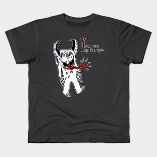 Merry Krampus { by Dylan } Kids T-Shirt